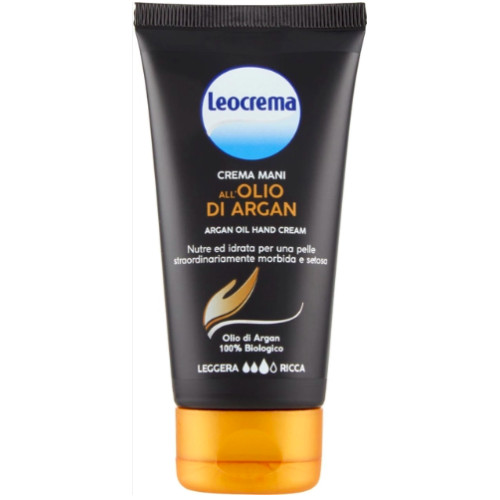 Крем для рук Leocrema Argan Oil Hand Cream Арганова олія живлення та зволоження 75 мл